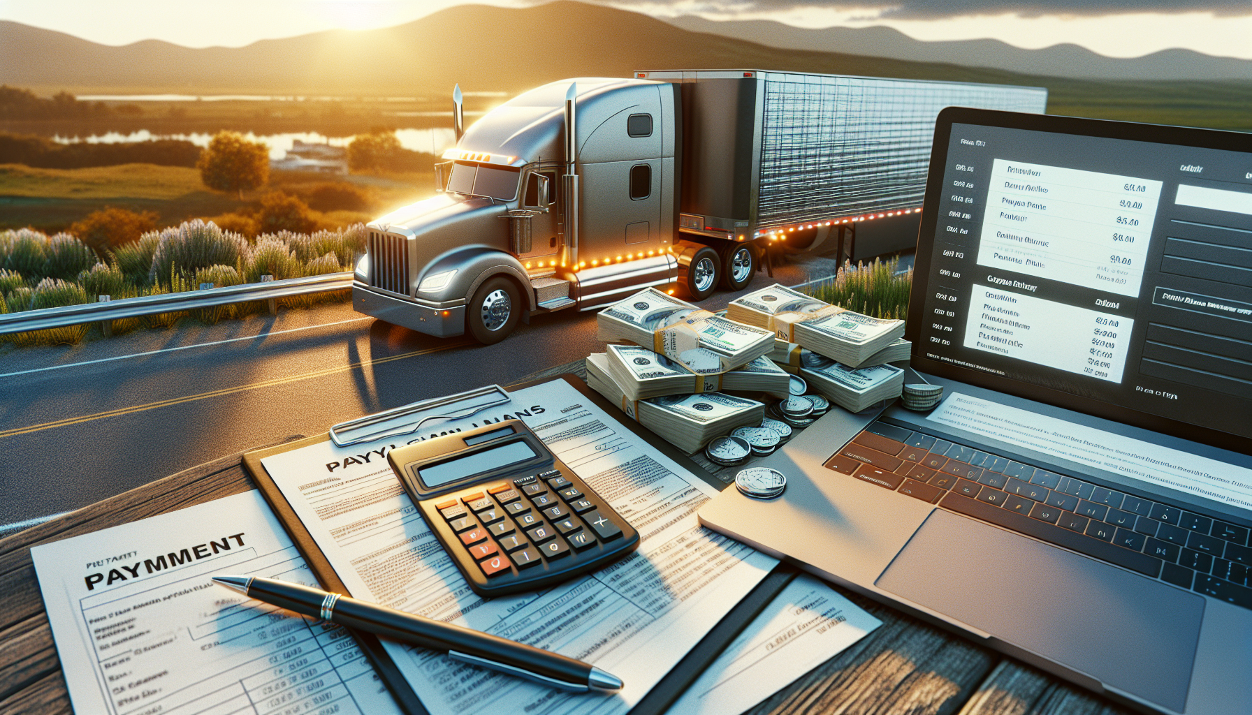 4407 how much is a semi truck monthly payment find out here